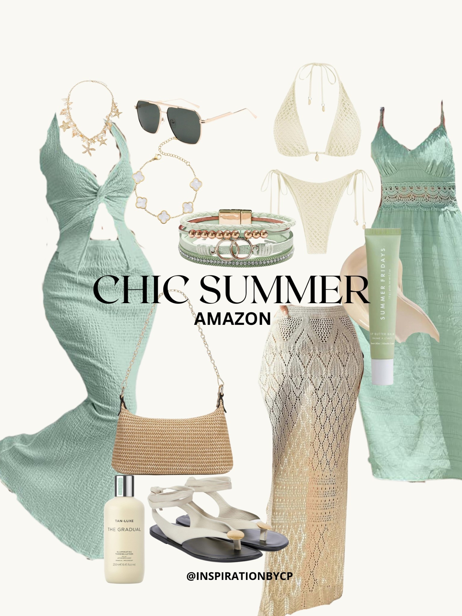 CHIC SUMMER OUTFITS
#chicsummer #amazonfashion #summerootd #swimsuit #summerdress #summertwopiece #sandals #amazonjewelry #resortwear #mintgreen #coverups

#LTKStyleTip #LTKSeasonal #LTKSwim
