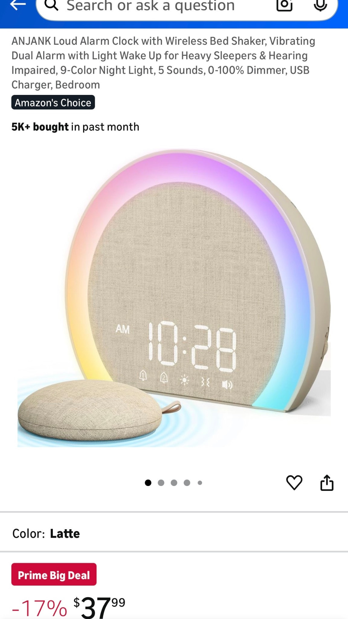 This is a great deal on this alarm clock! #amazon #primedays 

#LTKKids #LTKFamily