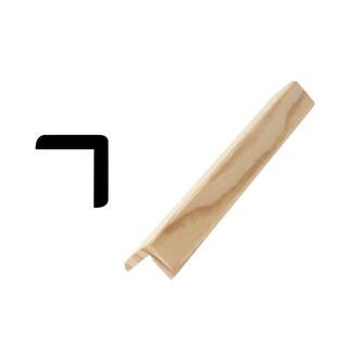 Woodgrain Millwork WM 205 1-1/8 in. x 1-1/8 in. x 96 in. Solid Pine Outside Corner Moulding 10001... | The Home Depot