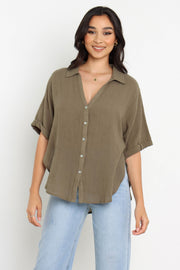 Dion Top - Olive | Petal & Pup (US)