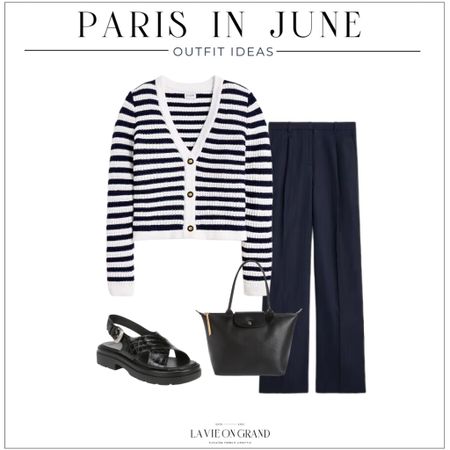 What To Wear In Paris In June
Stripe Sweater
Navy Pants
Sandals 

#LTKtravel #LTKover40 #LTKstyletip