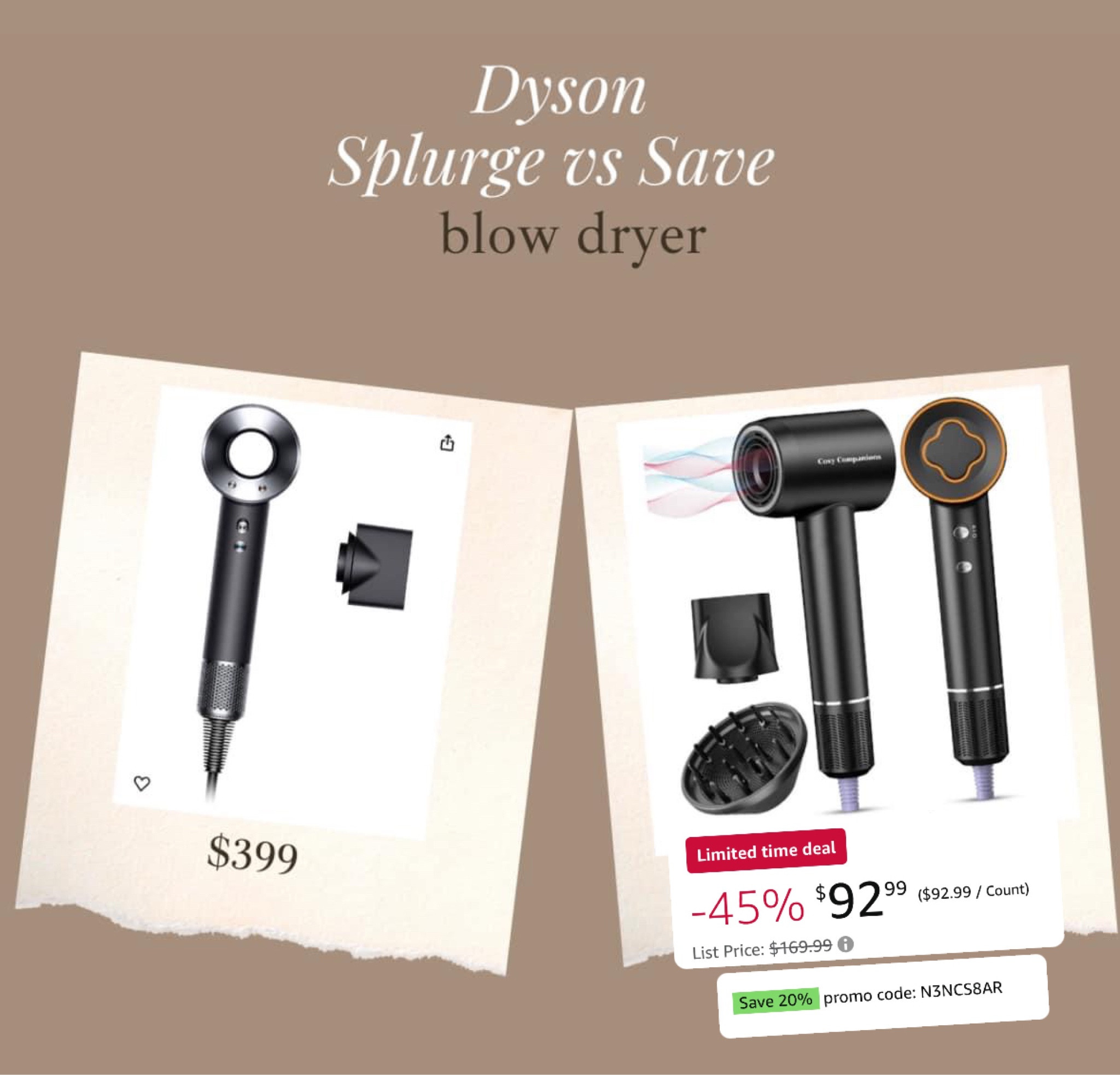 The sale is back for this highly rated hair blowdryer! Many got this during prime day & have I’ve heard amazing things 🙌🏻🙌🏻 extra 20% off coupon right now too 

#LTKbeauty #LTKsalealert #LTKfindsunder100