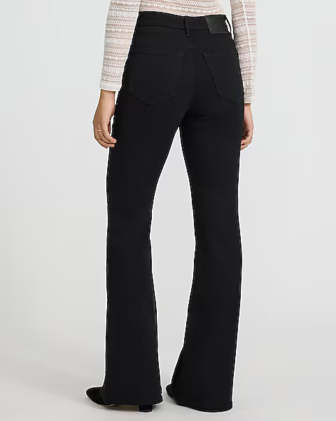 High Waisted Stay Black '70s Flare Jeans | Express