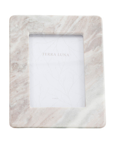 4x6 Marble Curved Edge Tabletop Picture Frame | TJ Maxx