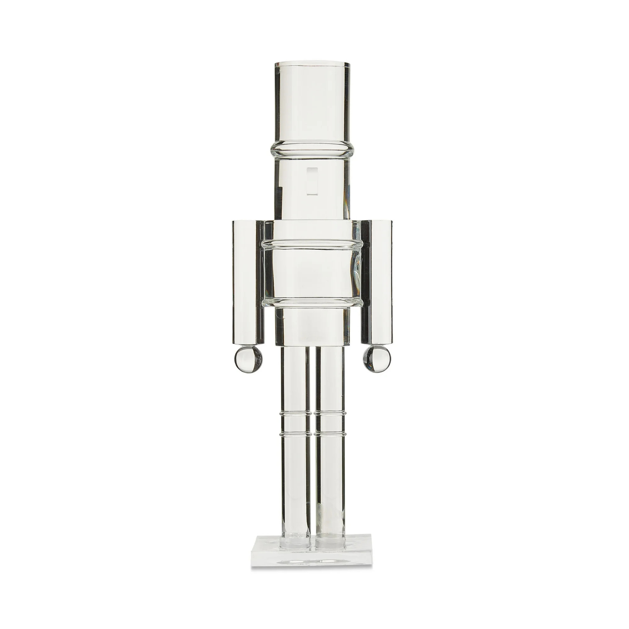 Clear Acrylic Nutcracker Decoration, 14.5 in, by Holiday Time | Walmart (US)