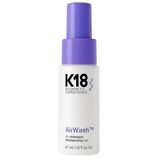 K18 AirWash™ Dry Shampoo, Non-Aerosol, Balances Scalp & Controls Excess Oil Production | Amazon (US)