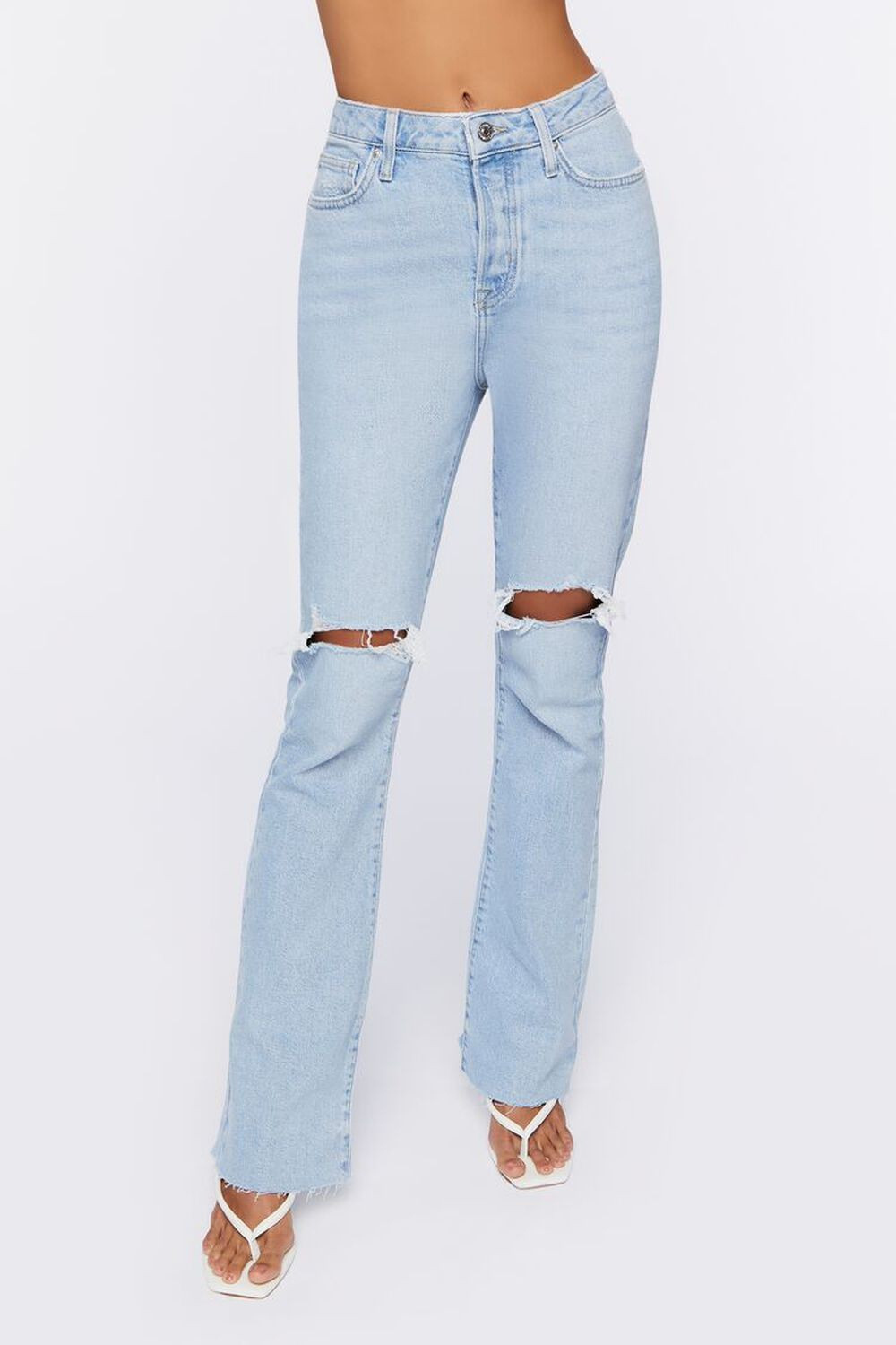Distressed Bootcut Jeans | Forever 21 | Forever 21 (US)