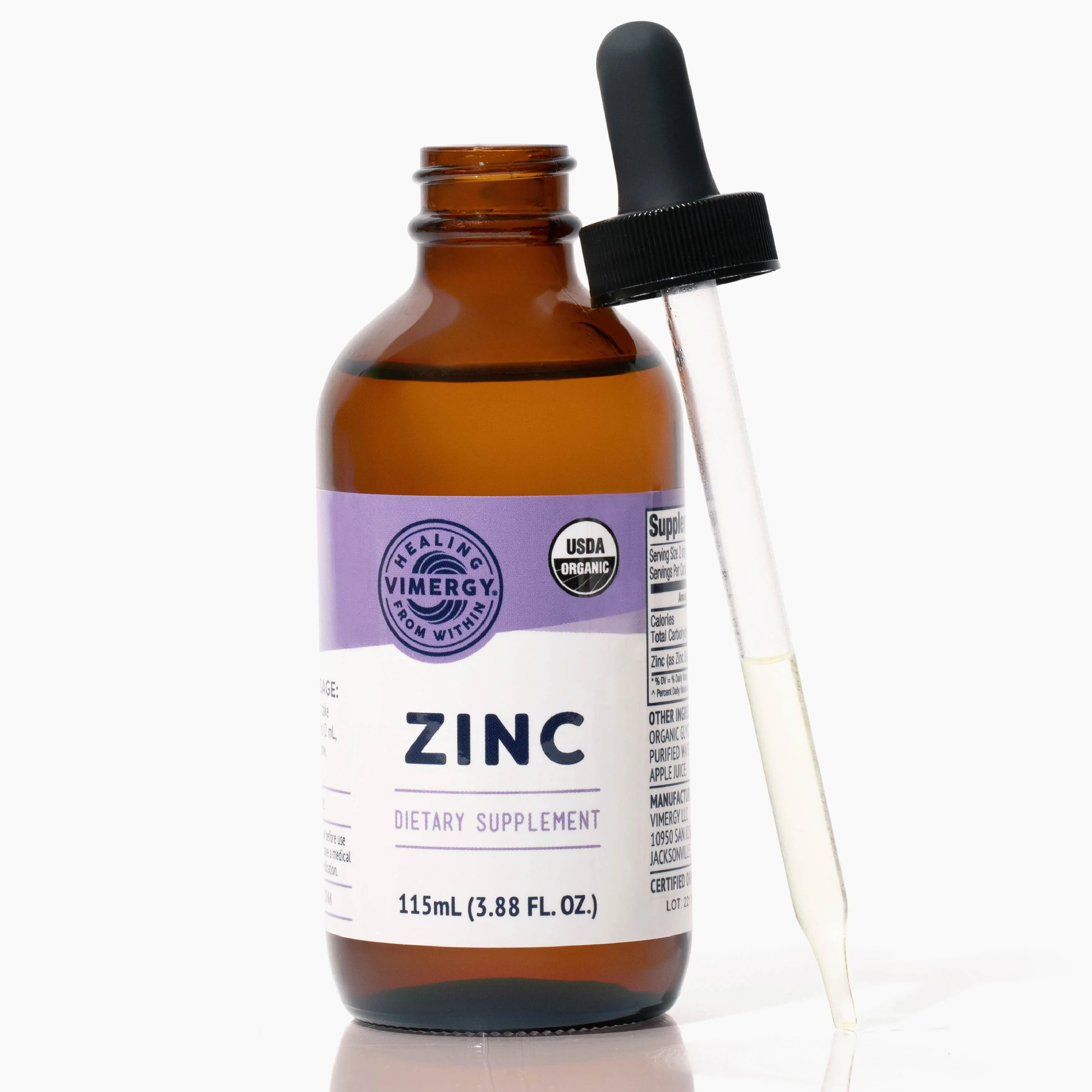 Organic Liquid Zinc Supplements | Zinc Vitamins | Vimergy