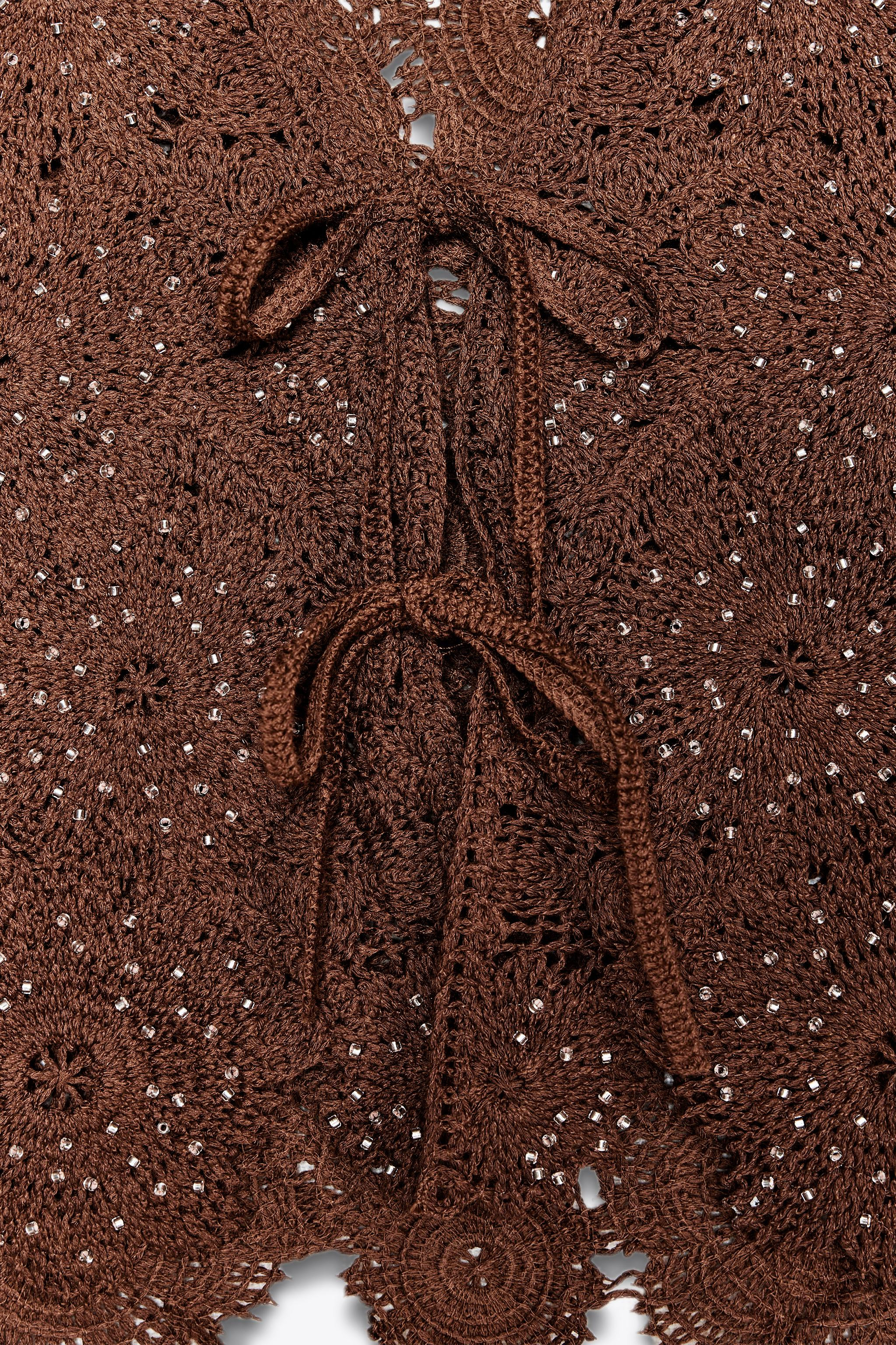 CROCHET VEST TOP | Zara US