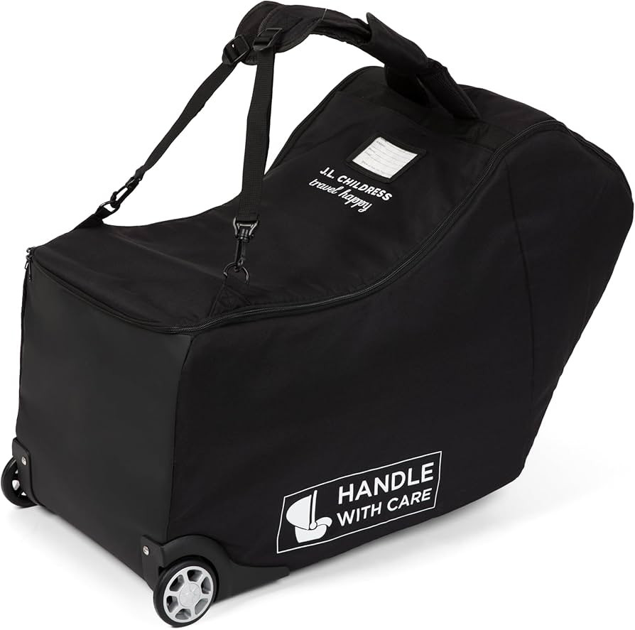 J.L. Childress Padded Infant Car Seat Bag with Wheels - Travel Bag for Airplane, Fits Most Baby &... | Amazon (US)