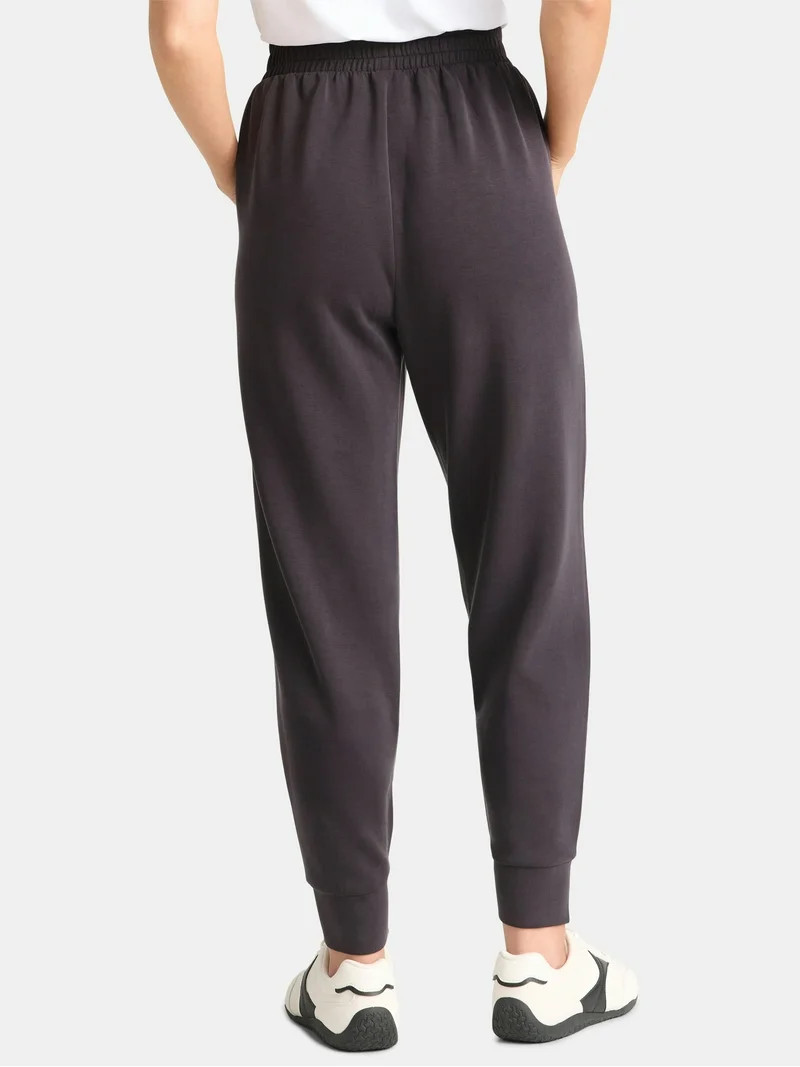 Avia Women's and Women's Plus ScubaKnit Pleat Joggers with Pockets, Size XS-4X | Walmart (US)