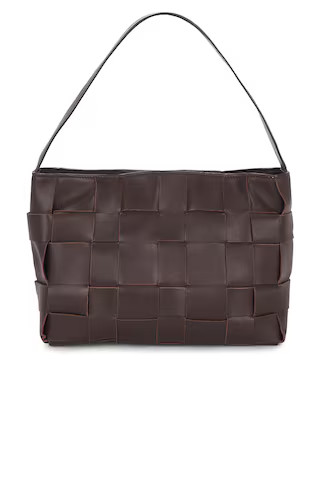 St. Agni Woven Mini Tote in Chocolate from Revolve.com | Revolve Clothing (Global)