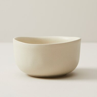 MINI ORGANIC STONEWARE BOWL, IVORY | Indigo (CA)