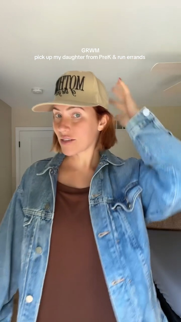 Feeling put together when it looks like a dress buts it’s just a comfy bodysuit #grwm #ootd #fitcheck #mom #postpartum