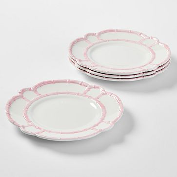 Bamboo Melamine Dinner Plate, Set of 4 | Mark and Graham