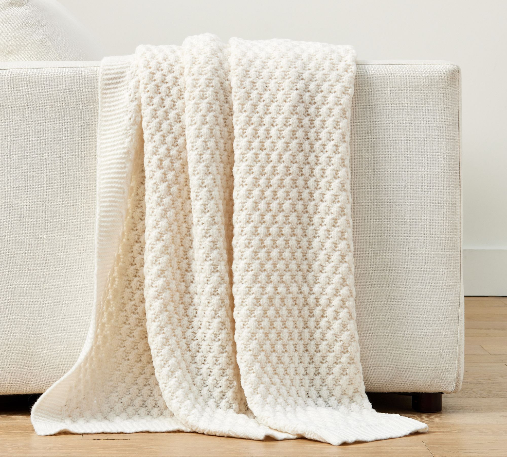 Bobble Knit Throw | Pottery Barn (US)