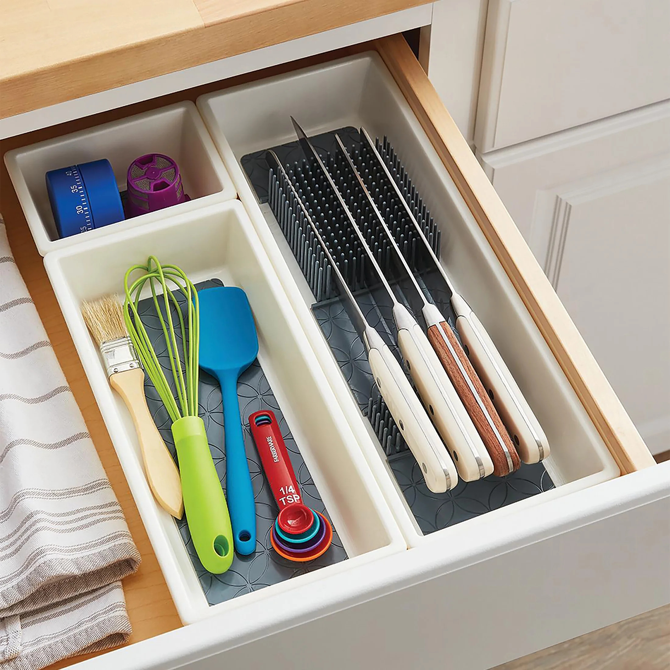 Mainstays Plastic Non Skid Drawer Organizer | Walmart (US)