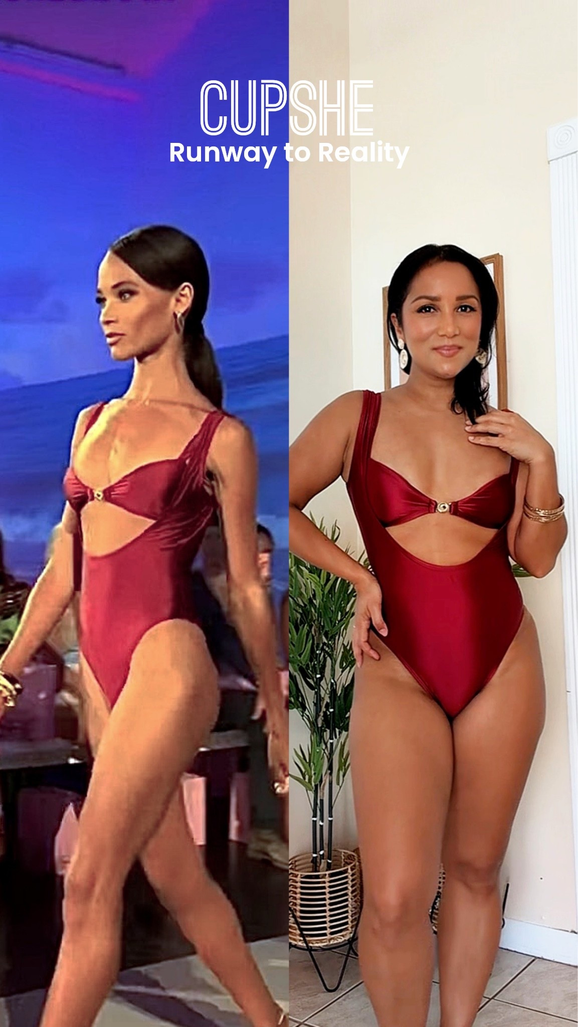 Use my code: 15MEILING for 15% Off sitewide on Cupshe Looks over $70, including pieces straight from the Miami Swim Week runway like this burgundy convertible stunner! Wearing a sz. S as a size 6. 

Summer outfits
Swimwear
Bikinis
Vacay looks
Vacation outfits

#LTKootd #LTKgrwm #LTKSwim