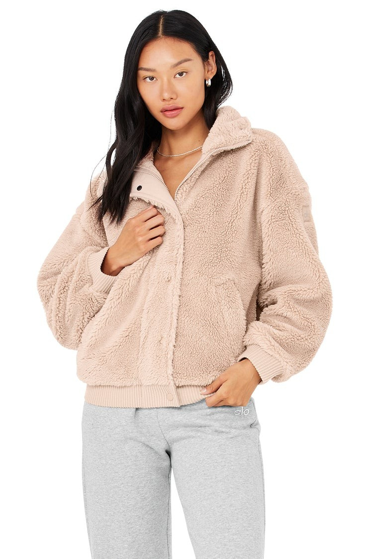 Sherpa Varsity Jacket | Alo Yoga (US)