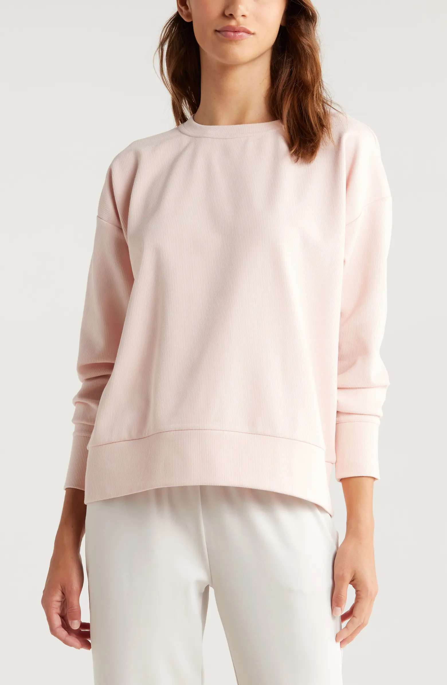 Zella Plush Ottoman Sweatshirt | Nordstrom | Nordstrom
