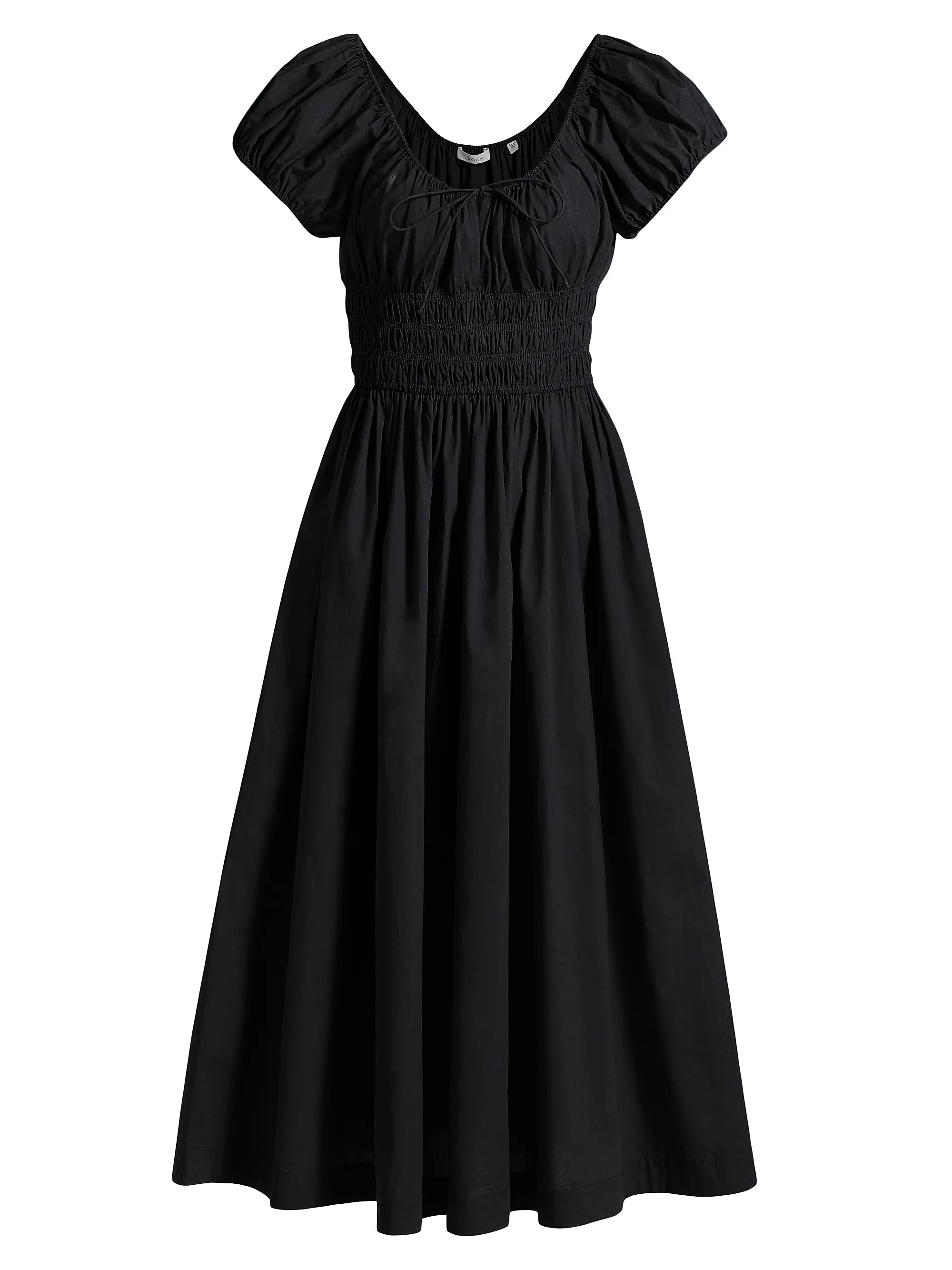 Quinn Cotton Shirred Midi-Dress | Saks Fifth Avenue