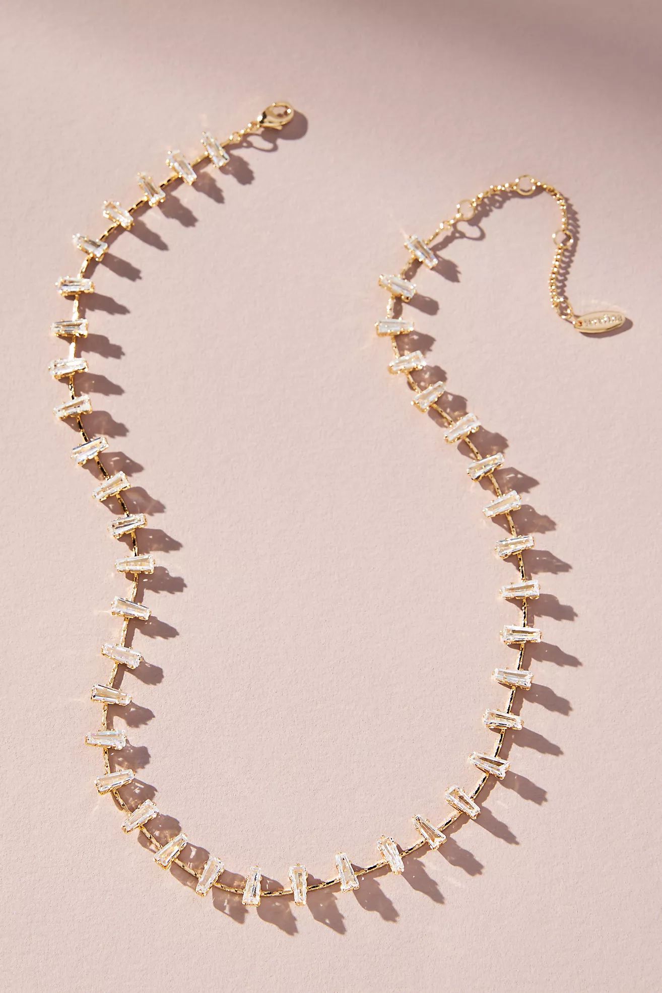 Jagged Baguette Necklace | Anthropologie (US)