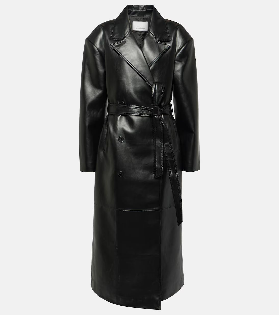 Tina faux leather trench coat | Mytheresa (UK)