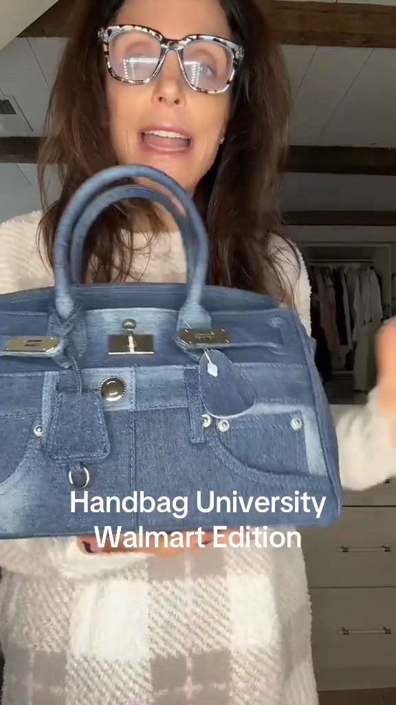 Handbag University: Walmart denim bag edition 🩵 

 #LTKWatchNow #LTKStyleTip #LTKItBag