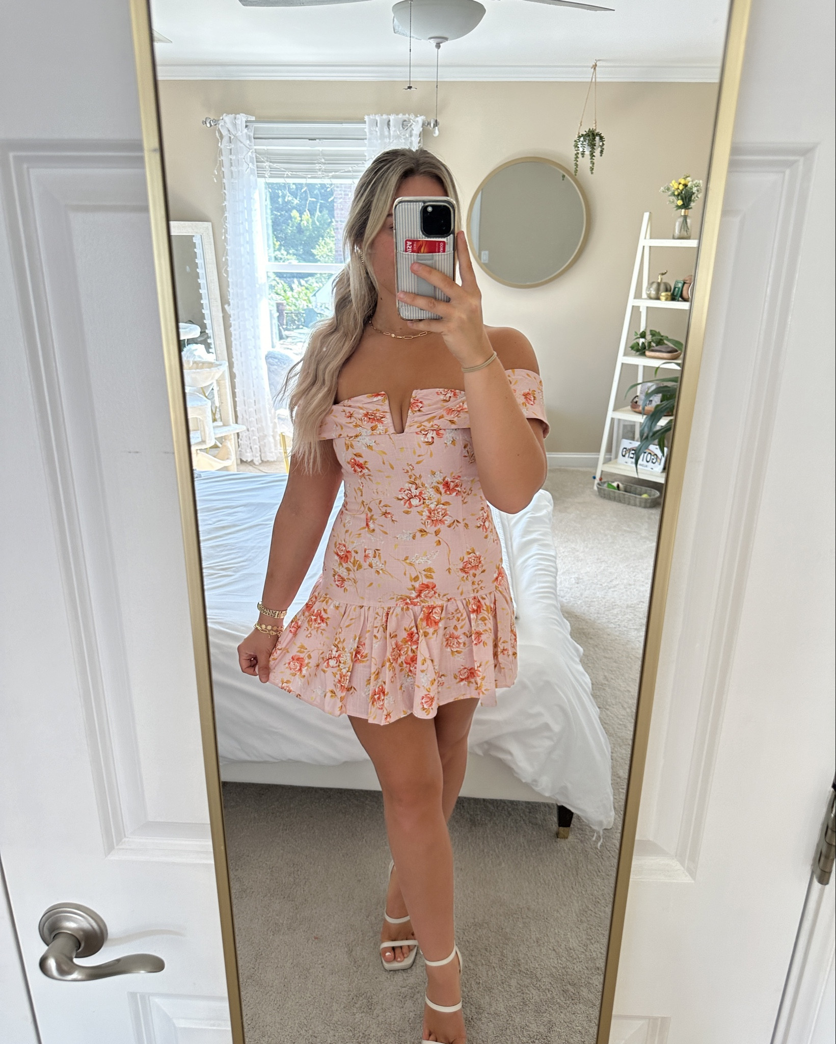 The cutest summer into fall mini dress! #weddingguestdress #minidress 

#LTKBacktoSchool #LTKParties