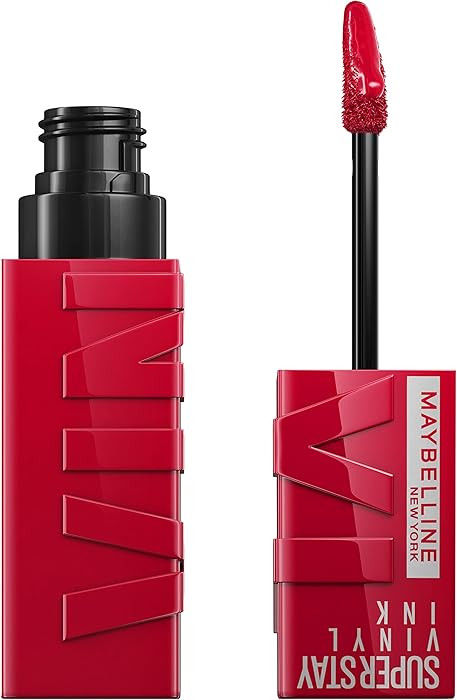 Maybelline Super Stay Vinyl Ink Longwear No-Budge Liquid Lipcolor Makeup, Highly Pigmented Color ... | Amazon (US)