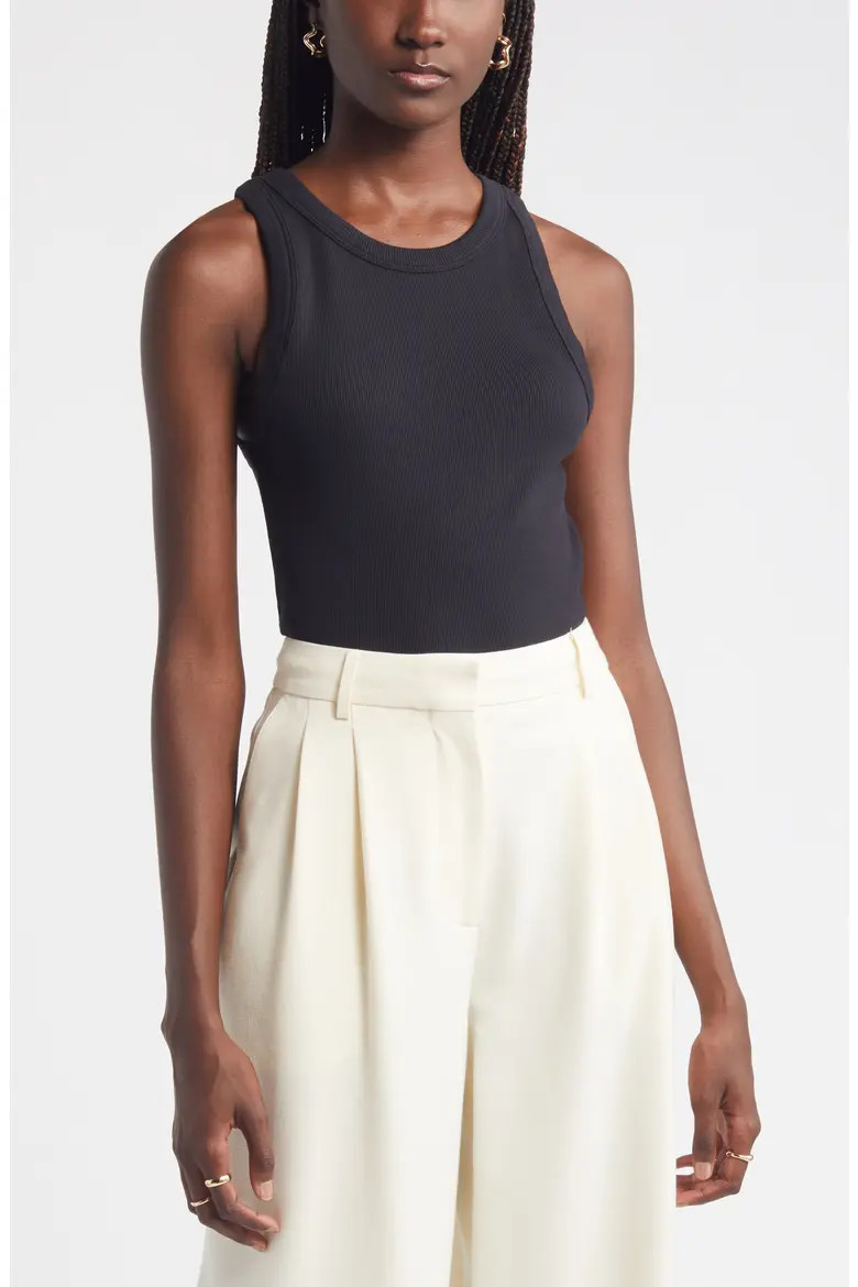 Everyday Cotton Rib Tank (Women) | Nordstrom | Nordstrom