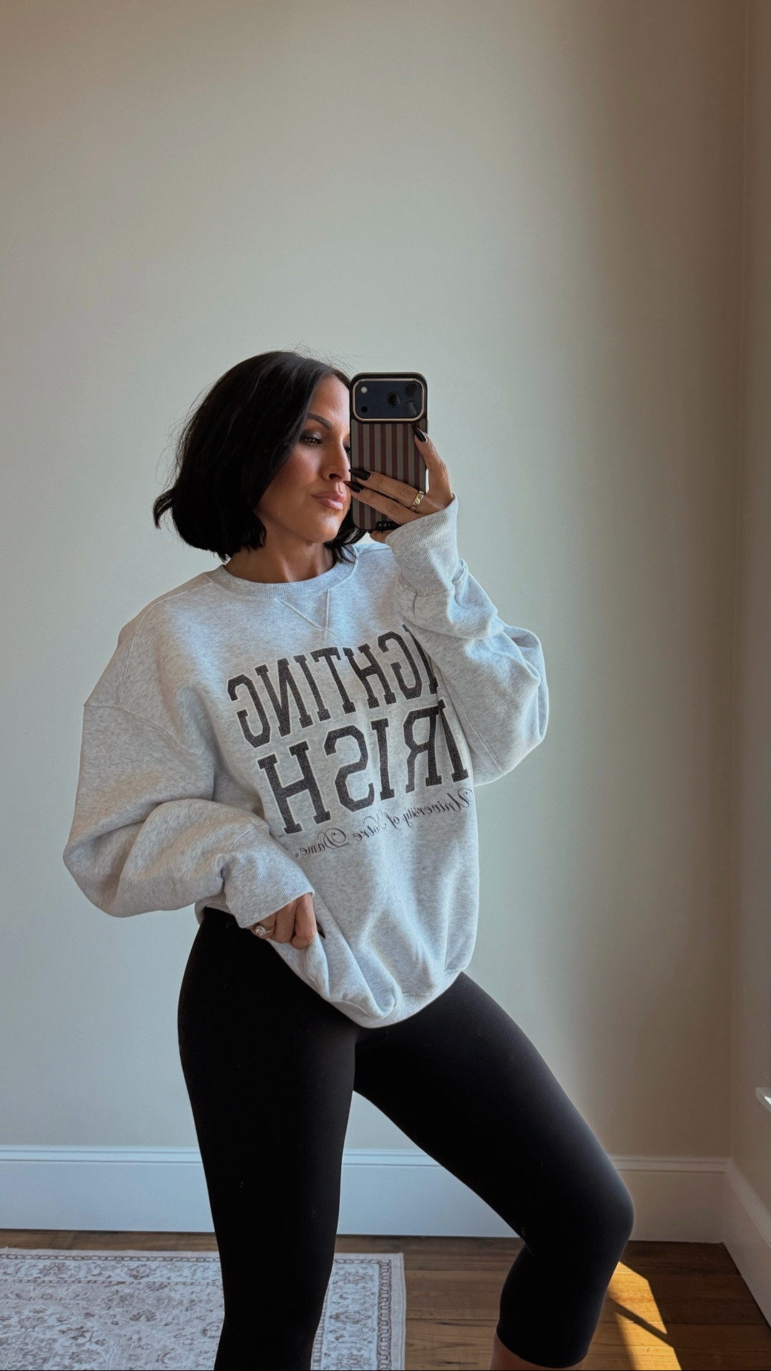 So comfy and cozy! 

It’s so oversized! In a small