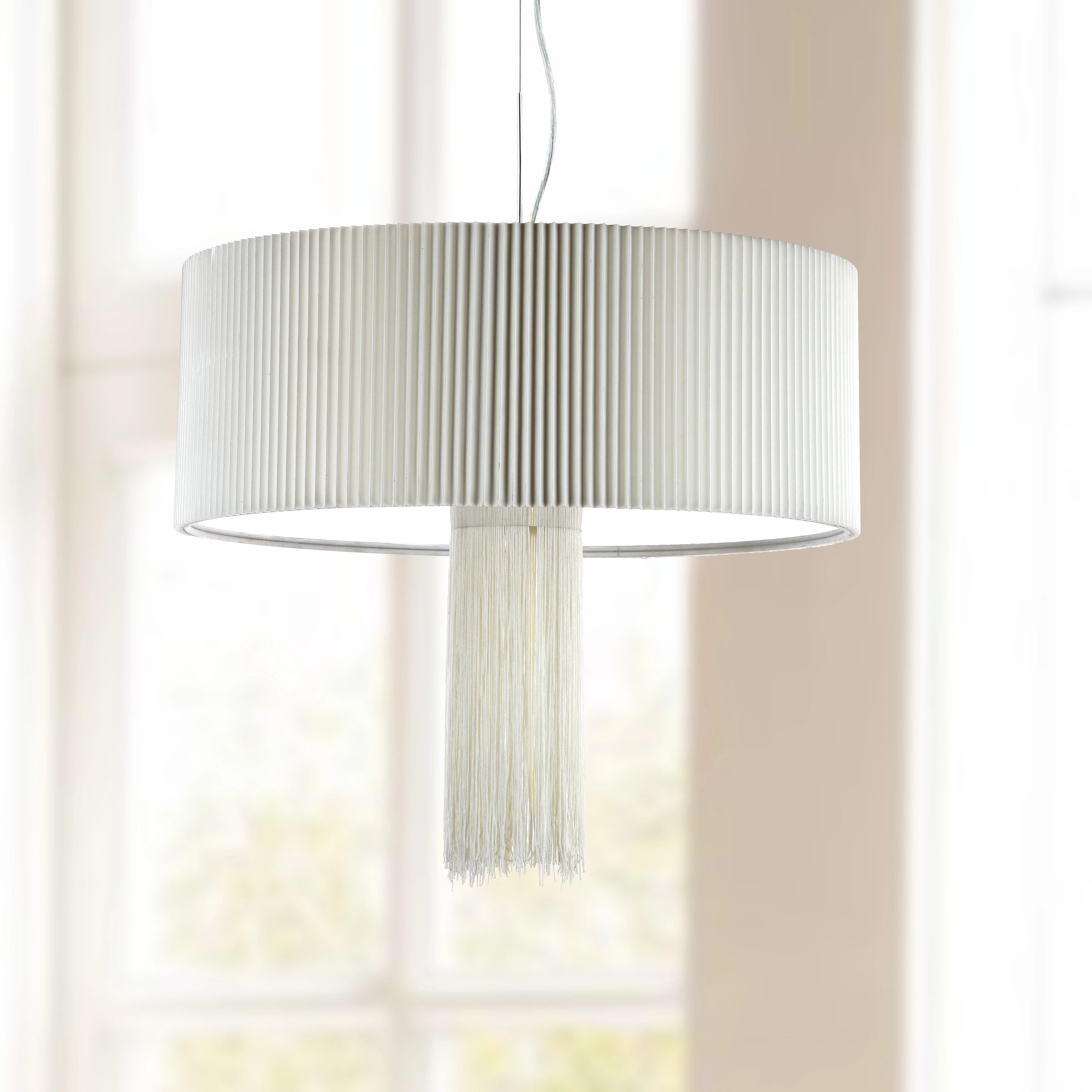 Safavieh Schroom 3 Light 24 In. Dia Adjustable Pendant, Chrome - Walmart.com | Walmart (US)