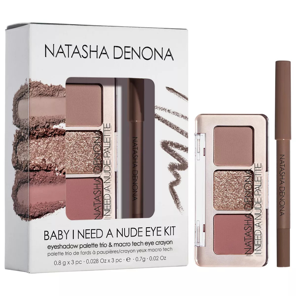 Natasha Denona Mini Baby I Need a Nude Eyeshadow and Eyeliner Kit | Kohl's
