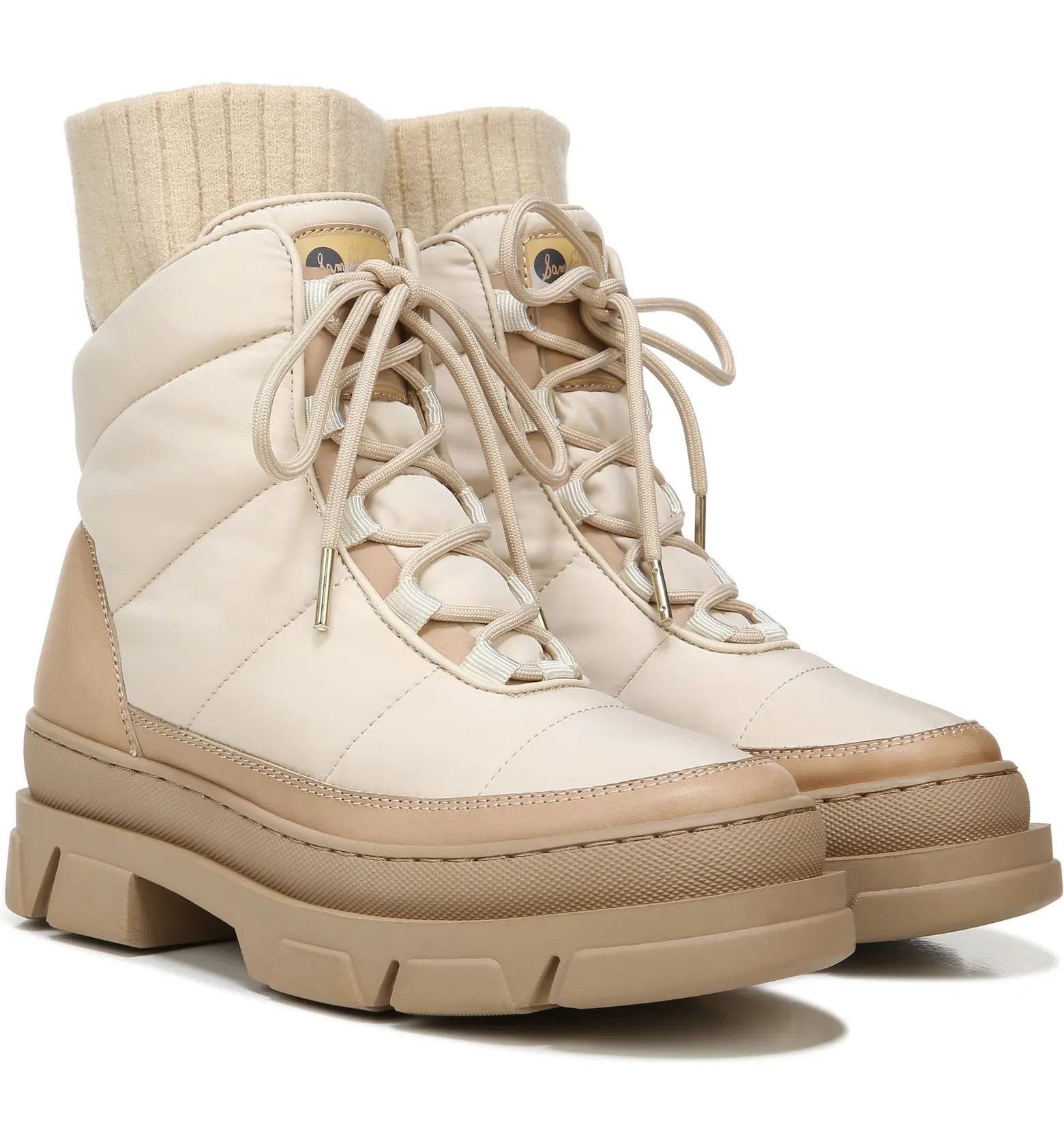Tabitha Quilted Lace-Up Boot | Nordstrom Rack