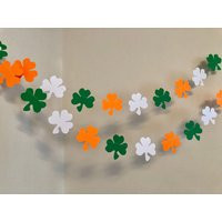 Shamrock Garland St Patricks Day Irish Banner | Etsy (US)