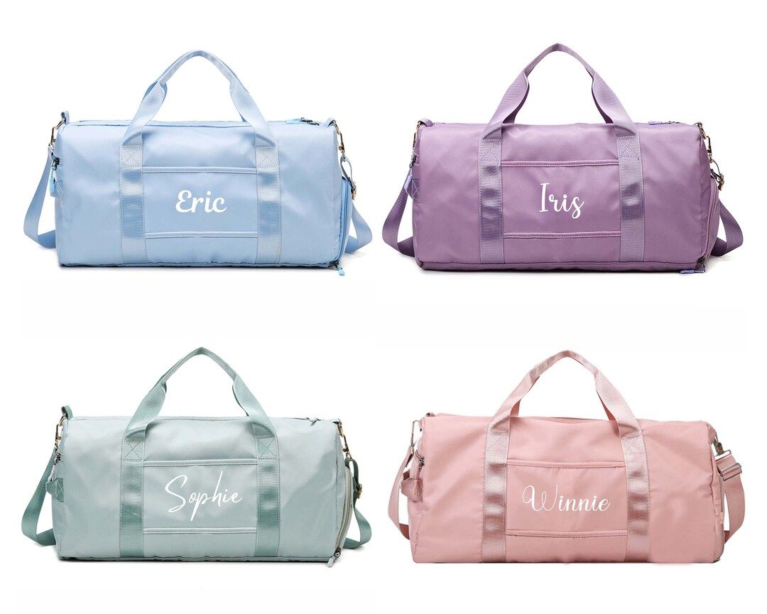 Personalized Duffle Bag, Monogrammed Weekender Bags, Bridesmaid Gifts Duffle Bag, Travel Bag, Gra... | Etsy (US)