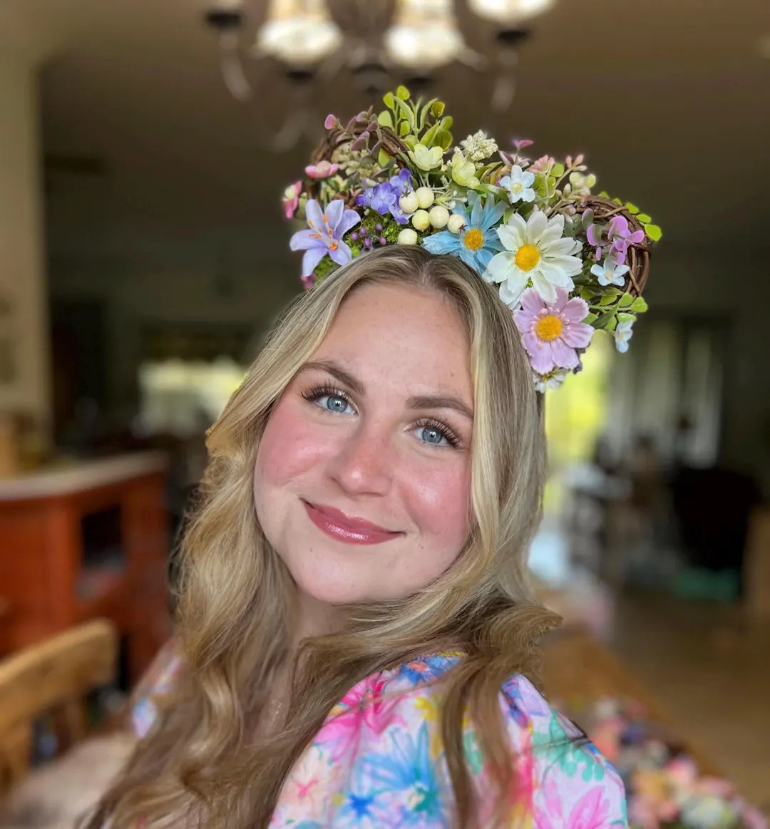 Daisy Darling Inspired Floral Mickey Ears/ Rose Mickey Ears/ Floral Mickey Ears/ Spring Mickey Ea... | Etsy (US)