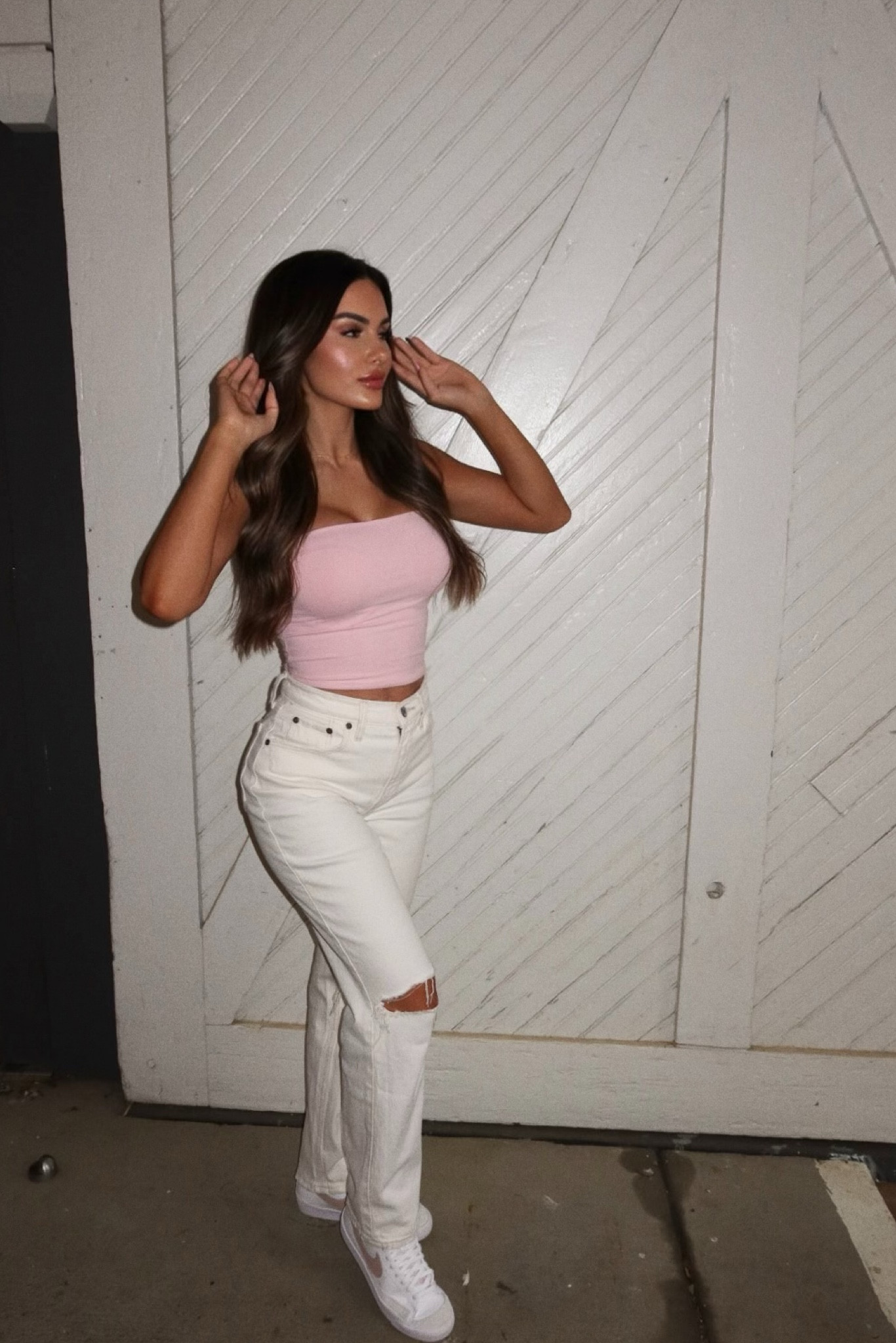 Amazon tube top and my favorite white jeans 

#LTKFindsUnder50 #LTKSaleAlert #LTKStyleTip