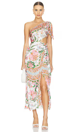 Serina Dress in Casablanca Border | Revolve Clothing (Global)