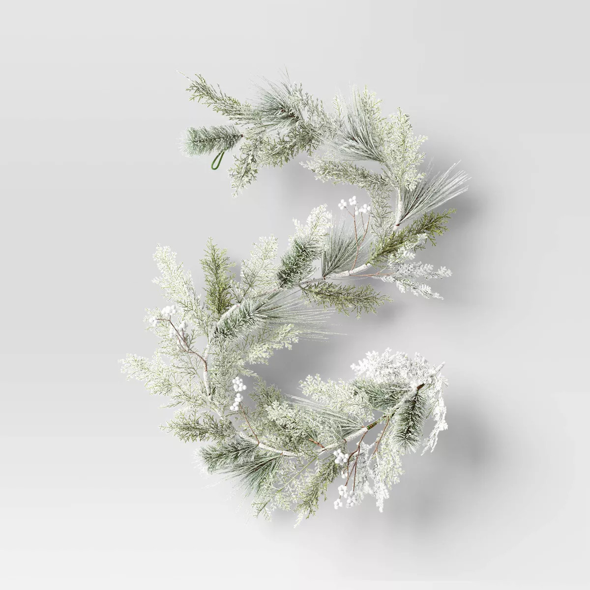 Christmas Heavy Flocked Artificial Garland - Threshold™ | Target