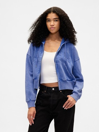 VintageSoft 1969 Logo Zip Hoodie | Gap (US)