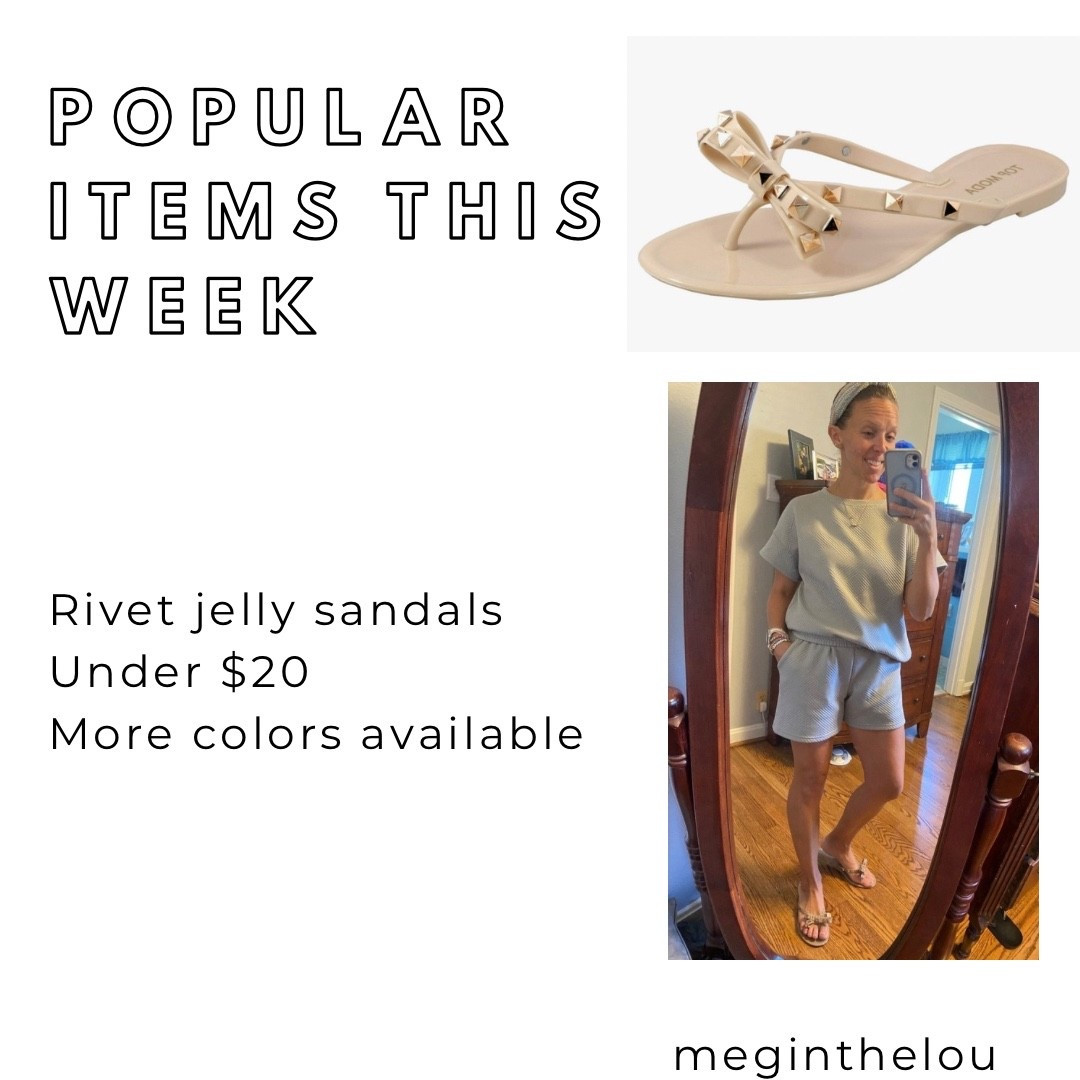 I wore these a ton over the summer, I really like the neutral color. 


#amazon #under20 #budgetfriendly #sandals #jellysandals #bowsandals 

#LTKOver40 #LTKU #LTKFindsUnder50