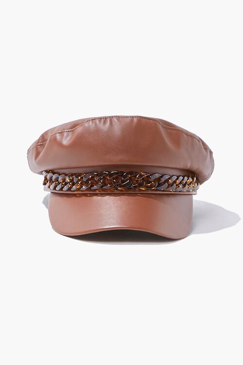 Faux Leather Cabby Hat | Forever 21 (US)