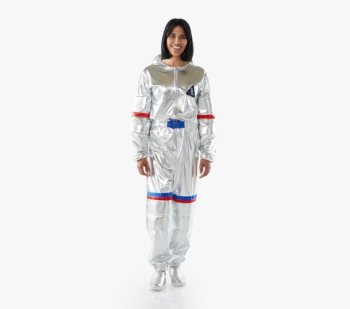 Adult Light-Up Silver Astronaut Costume | Pottery Barn Kids