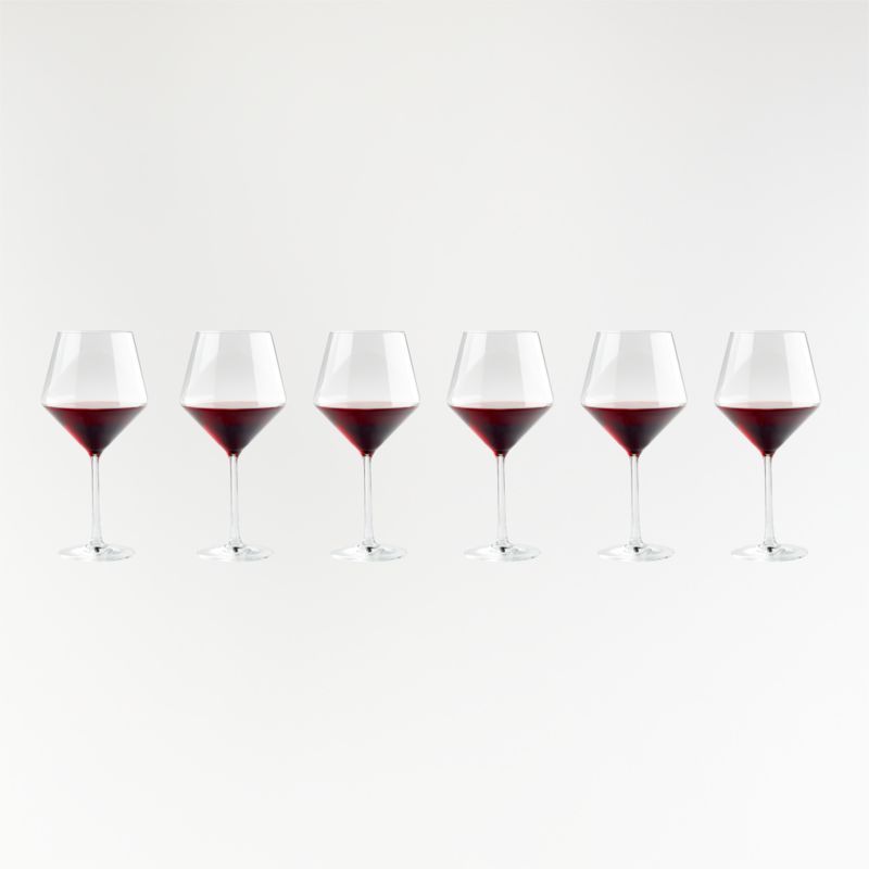 Schott Zwiesel Pure Tour Pinot Noir Glasses, Set of 6 + Reviews | Crate & Barrel | Crate & Barrel