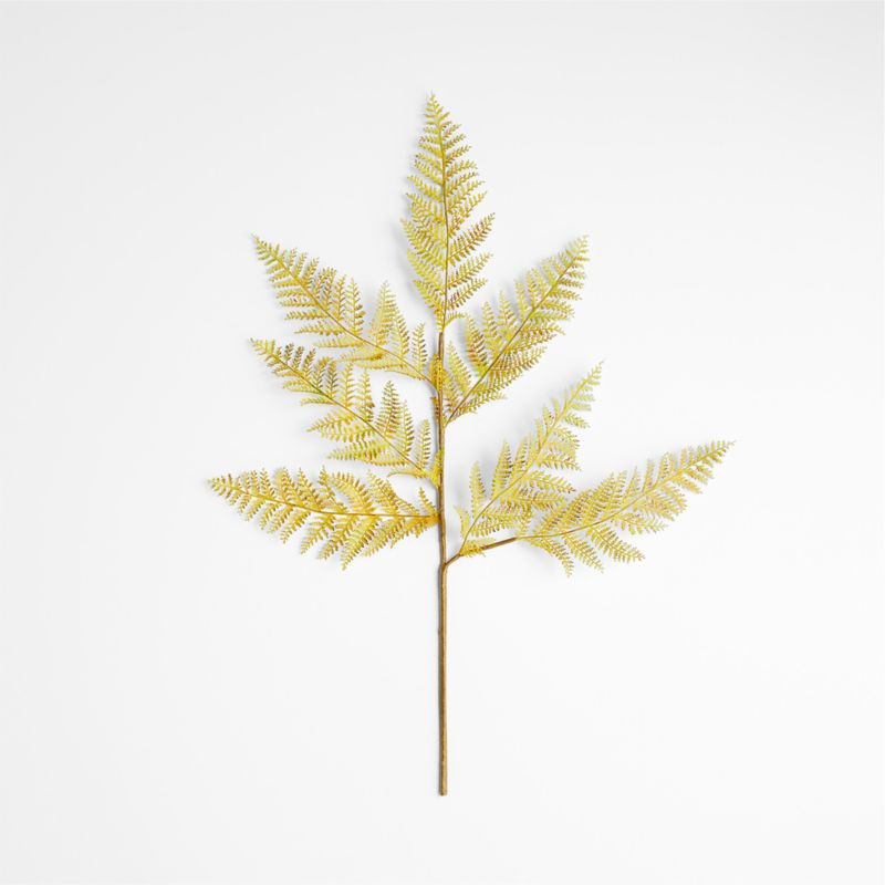Faux Yellow Fern Stem + Reviews | Crate & Barrel | Crate & Barrel