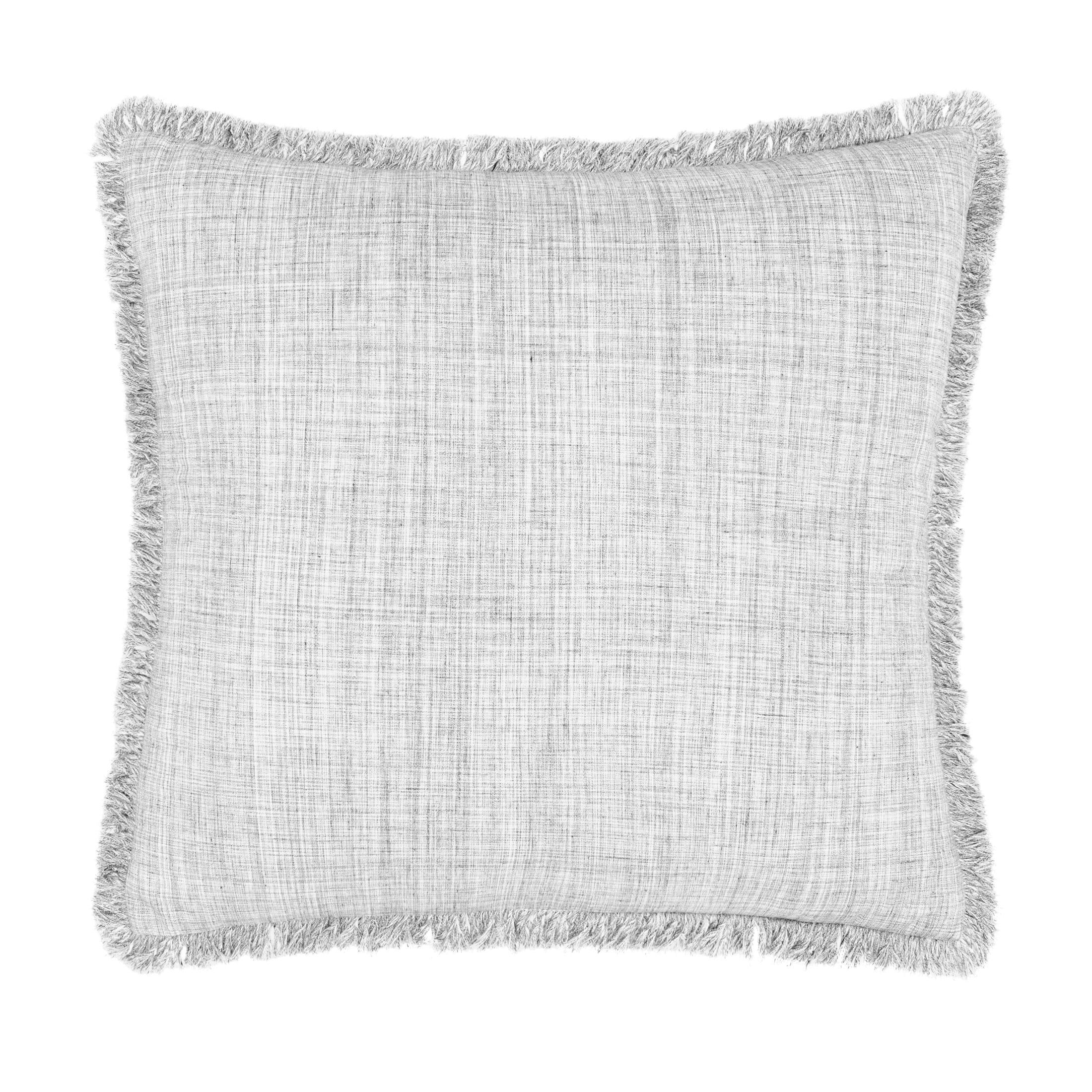 Gap Home Cross-Hatch Decorative Square Throw Pillow with Frayed Edge Light Grey 22" x 22" - Walma... | Walmart (US)