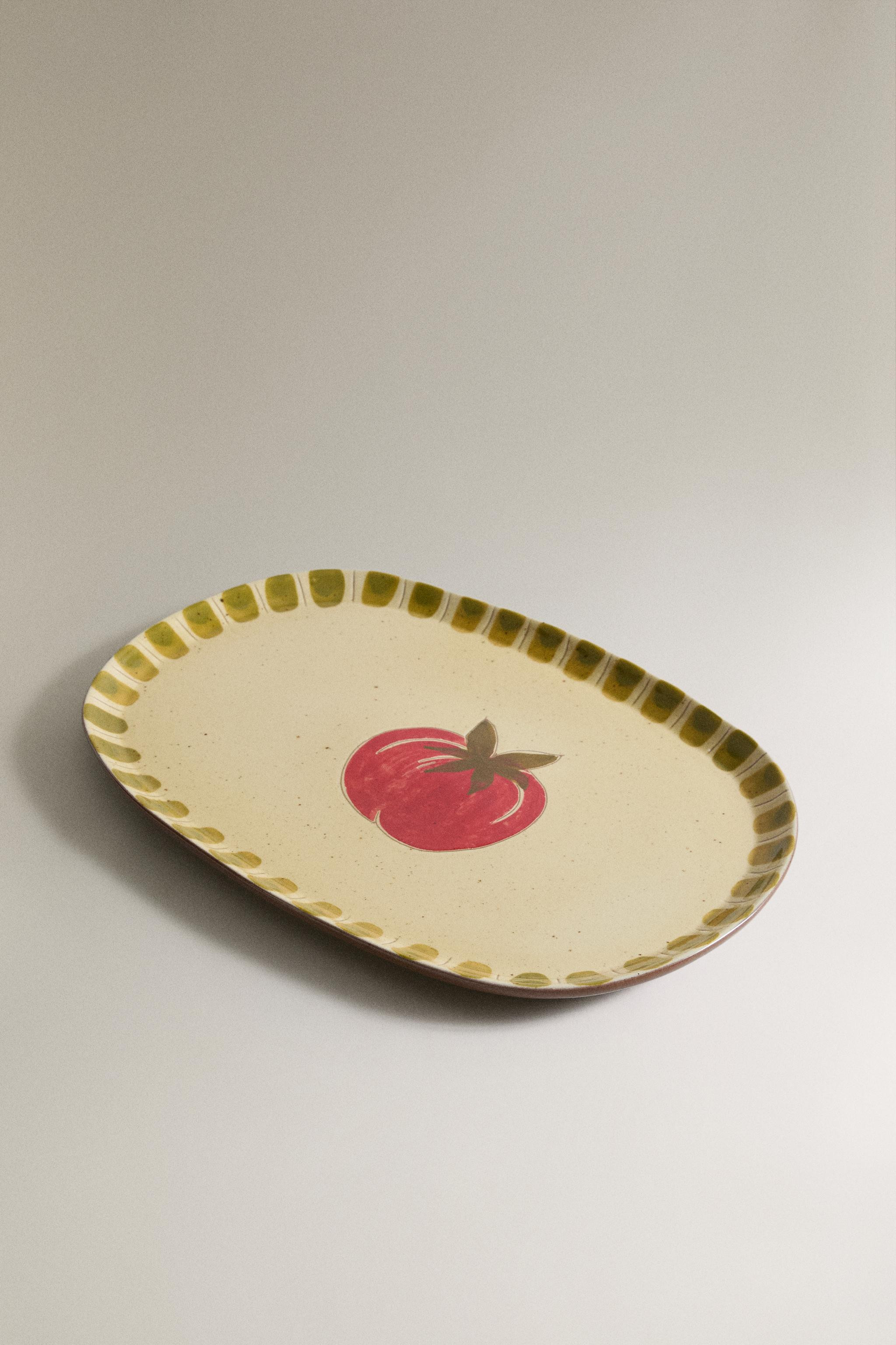 FRUIT EARTHENWARE SERVING DISH | Zara Canada