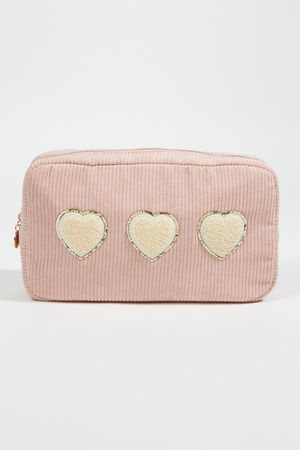 Heart Patch Corduroy Cosmetic Bag | Altar'd State
